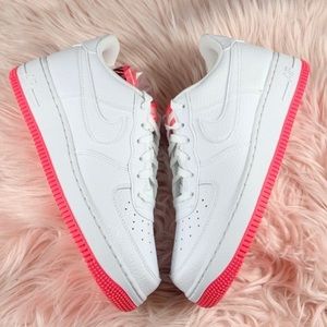 Nike Air Force 1 Sneakers Pink White ~ New Condition